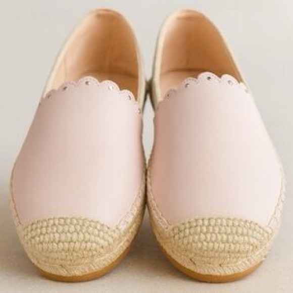 Kate Spade Pink and Cream Espadrilles - Picture 1 of 12